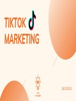 tieu luan Tiktok marketing