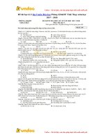 de thi hoc ki 2 lop 9 mon hoa hoc phong gd dt thai thuy nam hoc 2017 2018 