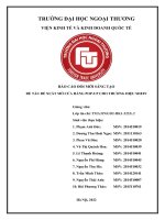 BÁO CÁO ĐỔI MỚI SÁNG TẠO ĐỀ TÀI ĐỀ XUẤT MỞ CỬA HÀNG POP-UP CHO THƯƠNG HIỆU SHEIN