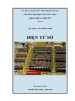 Sách hướng dẫn học tập Điện tử số: Phần 1 - Trường ĐH Thủ Dầu Một