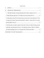 Bài tập tình huống luật hình sự 2