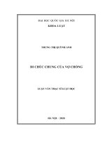 Luận văn thạc sĩ VNU LS di chúc chung của vợ chồng 