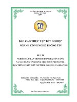 NGHIÊN CỨU LẬP TRÌNH DI ĐỘNG ĐA NỀN TẢNG VÀ XÂY DỰNG ỨNG DỤNG CHO THUÊ PHÒNG TRỌ DỰA TRÊN SỰ KẾT HỢP FLUTTER, GOLANG VÀ GRAPHQL