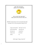 (TIỂU LUẬN) so sánh nội dung cơ bản của cương lĩnh chính trị đầu tiên tháng 2 1930 và luận cương chính trị tháng 10 1930  