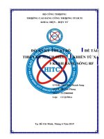 (TIỂU LUẬN) đồ án kỹ THUẬT số đề tài THIẾT kế MẠCH điều KHIỂN từ XA 5 KÊNH BẰNG SÓNG RF 