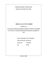 khóa luận tốt nghiệp đề tài  XÂY DỰNG KẾ HOẠCH MARKETING ĐIỆN TỬ TRÊN SÀN SHOPEE CỦA CÔNG TY CỔ PHẦN KINH DOANH THƯƠNG MẠI ĐIỆN TỬ VNE