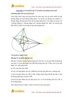 cat tuyen la gi cat tuyen cua duong tron la gi 