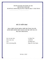 ĐỒ án môn học đề tài THIẾT kế hệ THỐNG THIẾT bị cô đặc HAI nồi XUÔI CHIỀU BUỒNG đốt NGOÀI làm VIỆC LIÊN tục cô đặc DUNG DỊCH KNO3 1 