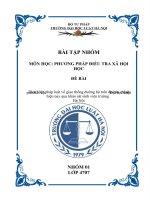 Thực hiện pháp luật về giao thông đường bộ trên địa bàn thành phố hà nội hiện nay (qua khảo sát sinh viên trường đại học luật hà nội) 