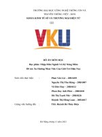 ĐỒ án môn học học phần nhập môn ngành và kỹ năng mềm đề tài xu hướng nhảy việc của giới trẻ hiện nay 