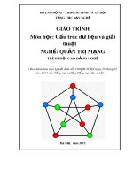 Giáo trình môn học cấu trúc dữ liệu và giải thuật nghề   quản trị mạng (trình độ cao đẳng nghề) 