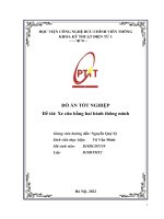 ĐỒ án tốt NGHIỆP đề tài xe cân bằng hai bánh thông minh 