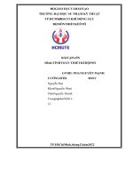 BÀI TẬP LỚN Đề tài  TÍNH TOÁN THIẾT KẾ HỘP SỐ