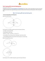 Vị trí tương đối của hai đường tròn 
