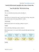 Soạn bài một mái nhà chung (trang 130)tiếng việt lớp 3 kết nối tri thức tập 2   tuần 34 