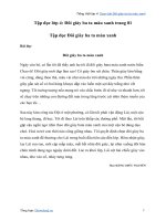 Soạn bài đôi giày ba ta màu xanh trang 81tiếng việt lớp 4 tập 1   tuần 8 