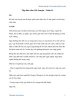 Tập làm văn lớp 4 kể chuyện (kiểm tra viết)giải bài tập trang 124 SGK tiếng việt 4 tập 1   tuần 12 