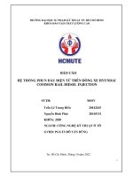 HỆ THỐNG PHUN DẦU ĐIỆN TỬ TRÊN DÒNG XE HYUNDAI COMMON RAIL DIESEL INJECTION