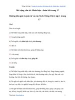 Luyện từ và câu mở rộng vốn từ nhân hậu   đoàn kết trang 17luyện từ và câu lớp 4 tuần 2   tiếng việt lớp 4 tập 1 