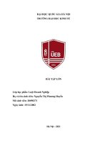 (TIỂU LUẬN) hãy cho biết quy định của pháp luật hiện hành về việc góp vốn thành lập doanh nghiệp  trên cơ sở đó, hãy cho biết việc góp vốn bằng giá trị quyền 