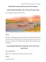 Soạn bài đi tàu trên sông von ga trang 116tiếng việt lớp 3 chân trời sáng tạo tập 2   tuần 33 