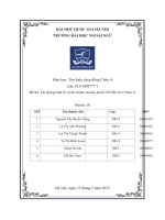 (TIỂU LUẬN) môn học tìm hiểu cộng đồng châu á đề tài tác động kinh tế và tài chính của đại dịch COVID 19 ở nam á 