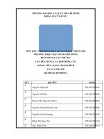 (TIỂU LUẬN) môn học hợp ĐỒNG dân sự và TRÁCH NHIỆM bồi THƯỜNG THIỆT hại NGOÀI hợp ĐỒNG BUỔI THẢO LUẬN THỨ BA vấn đề CHUNG của hợp ĐỒNG (TT) 