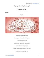 Soạn bài mẹ ốm trang 9tiếng việt lớp 4 tập 1   tuần 1 