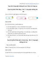 Soạn bài lắng nghe những ước mơ trang 13tiếng việt lớp 3 chân trời sáng tạo tập 1   tuần 1 