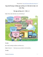 Soạn bài ôn tập và đánh giá cuối học kì 2 (trang 134)tiếng việt lớp 3 kết nối tri thức tập 2   tuần 35 