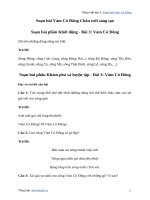 Soạn bài vàm cỏ đông trang 85tiếng việt lớp 3 chân trời sáng tạo tập 2   tuần 29 