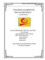 BÀI tập lớn môn học KIẾN TRÚC máy TÍNH đề tài nghiên cứu tìm hiểu thiết bị lưu trữ dữ liệu theo nguyên lý quang học 