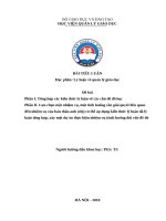 Tiểu luận, lý luận về quản lý Giáo dục