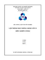 123doc   luan van tot nghiep lap trinh nha thong minh voi vi dieu khien stm32
