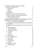 Phân tích lợi thế cạnh tranh của tôm Việt Nam xuất khẩu sang thị trường mỹ