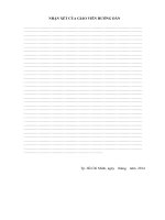 Đánh giá tác động của dự án đầu tư của các công ty phi tài chính việt nam