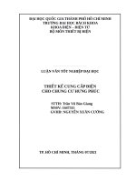 LUẬN văn tốt NGHIỆP đại học THIẾT kế CUNG cấp điện CHO CHUNG cư HƯNG PHÚC 