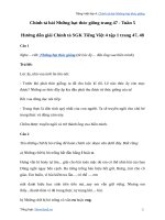 Chính tả bài những hạt thóc giống trang 47   tuần 5 