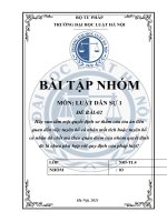 (TIỂU LUẬN) hãy sưu tầm một quyết định sơ thẩm của tòa án liên quan đến việc tuyên bố cá nhân mất tích hoặc tuyên bố cá nhân đã chết mà theo quan điểm của nhóm quyết định đó là chưa phù hợp 