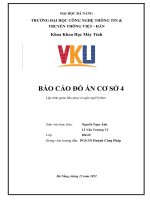 BÁO cáo đồ án cơ sở 4 lập trình game bắn súng và ngôn ngữ python 