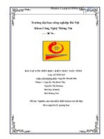 BÀI tập lớn môn học KIẾN TRÚC máy TÍNH đề tài nghiên cứu tìm hiểu thiết bị lưu trữ dữ liệu theo nguyên lý quang học 