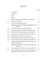 Luận văn thạc sĩ VNU LS quyền tiếp cận thông tin trong pháp luật quốc tế và pháp luật việt nam luận văn ths  luật 60 38 01 