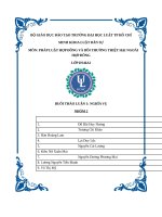 (TIỂU LUẬN) môn PHÁP LUẬT hợp ĐỒNG và bồi THƯỜNG THIỆT hại NGOÀI hợp ĐỒNG THỰC HIỆN CÔNG VIỆC KHÔNG có ủy QUYỀN 