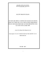 Luận văn thạc sĩ VNU UEd xây dựng hệ thống và hướng dẫn giải bài tập chương sóng cơ và sóng âm vật lý lớp 12 cơ bản theo hướng tích cực hóa hoạt động học tập nhằm bồi dưỡng năng lực sáng tạo của học sinh   