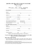 Hợp đồng thế chấp quyền tài sản phát sinh từ hợp đồng mua nhà ở 