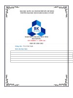 (TIỂU LUẬN) NHẬP môn THỊ GIÁC máy TÍNH bài tập số 1 giả sử sử dụng camera sau 