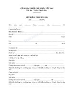 Hợp đồng thuê tài sản 