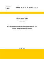 TCVN 13537 2022   bê tông phương pháp siêu âm xác định khuyết tật 