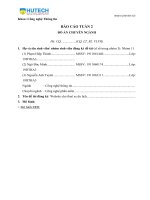 ĐỒ án CHUYÊN NGÀNH website cho thuê xe du lịch  