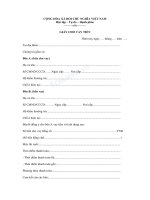 vMẫu giấy cho vay tiền 